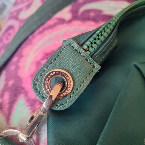 Longchamp Forest Green Tote Bag - Picture 4 of 10